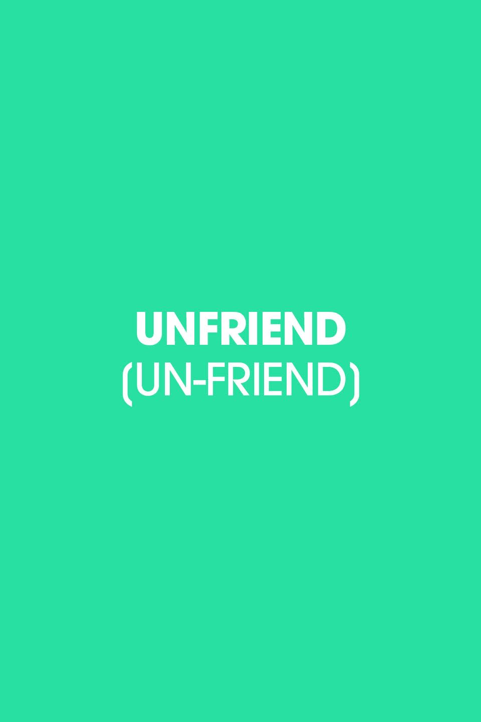 2003: Unfriend