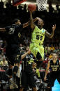 ALBUQUERQUE, NM - MARCH 17: Pierre Jackson #55 of the Baylor Bears shoots against Andre Roberson #21 of the Colorado Buffaloes in the second half of the game during the third round of the 2012 NCAA Men's Basketball Tournament at The Pit on March 17, 2012 in Albuquerque, New Mexico. (Photo by Christian Petersen/Getty Images)