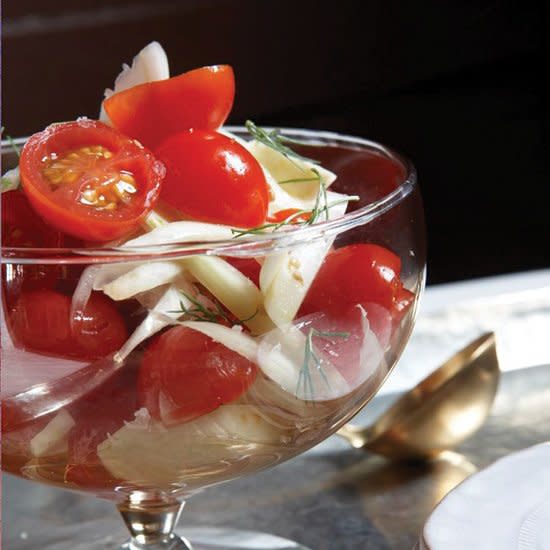 Pickled Cherry Tomatoes and Fennel