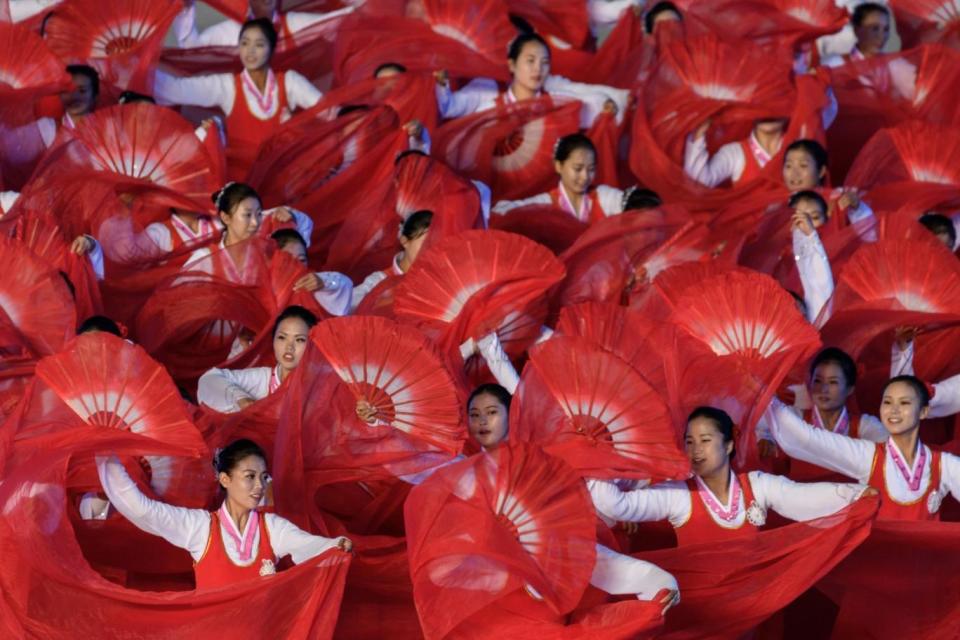 The Mass Games had not been held for years previously (AFP/Getty Images)