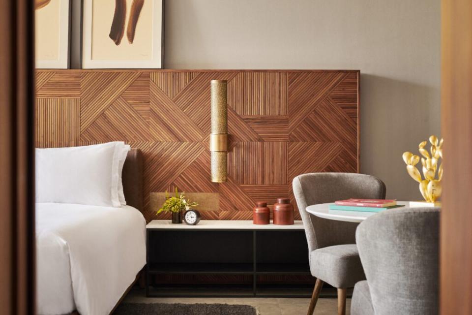 A king guestroom at Park Hyatt Marrakech, which opened in late 2023. Source: Hyatt