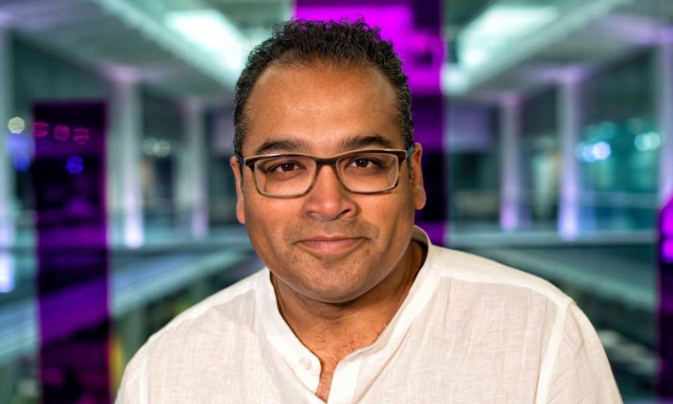 Krishnan Guru-Murthy, at his day job on Channel 4 News.