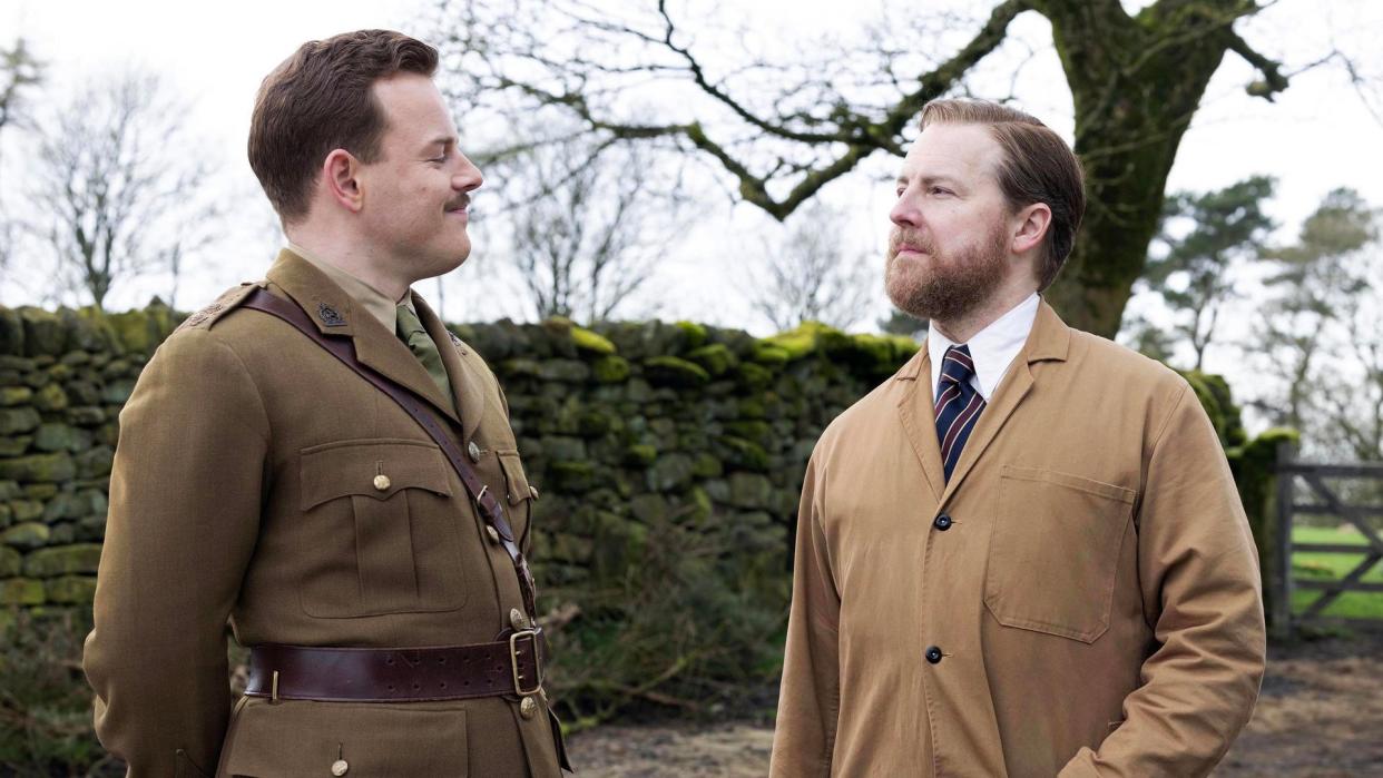 Callum Woodhouse and Samuel West in 