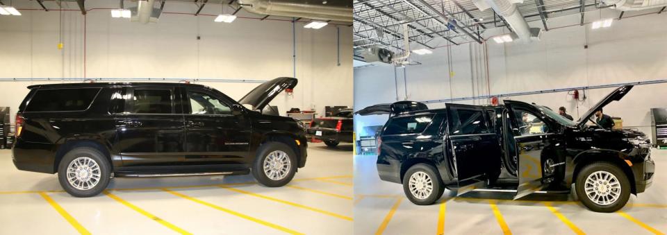 The first prototype of the Heavy-Duty SUV, which was delivered to DSS on June 30. <em>Department of State</em>