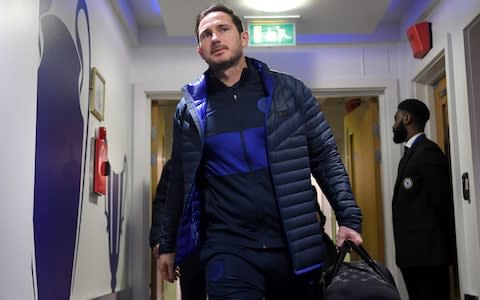 Frank Lampard arrives at Stamford Bridge - Credit: getty images