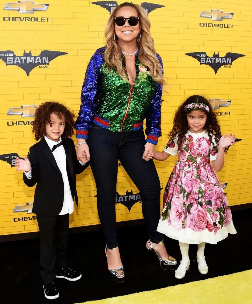 Mariah Carey and her twins Moroccan and Monroe