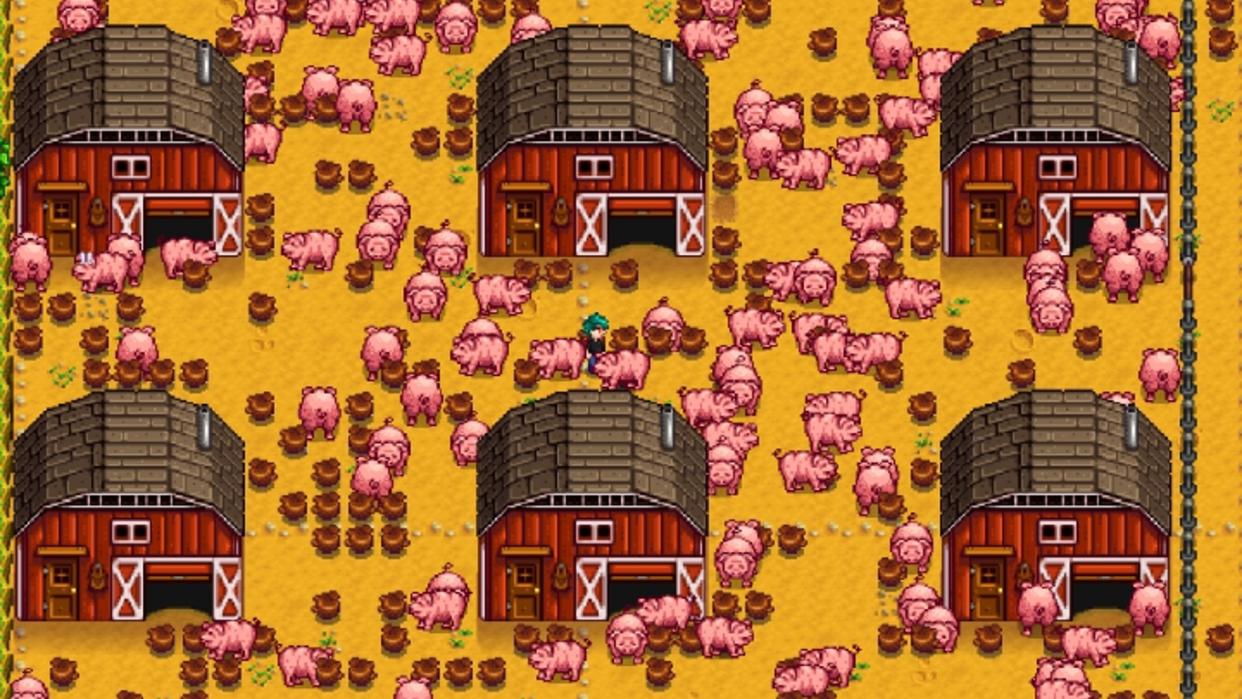  Stardew Valley pig-farming money strat. 