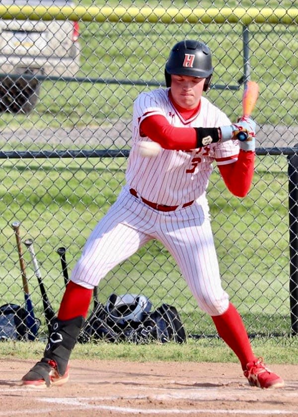 Senior slugger Trent Gombita has been a constant source of power this season in the middle of Honesdale's batting order.