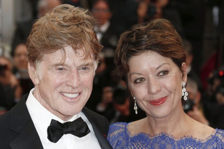 Robert Redford y su esposa, la pintora Sibylle Szaggars (EFE/)