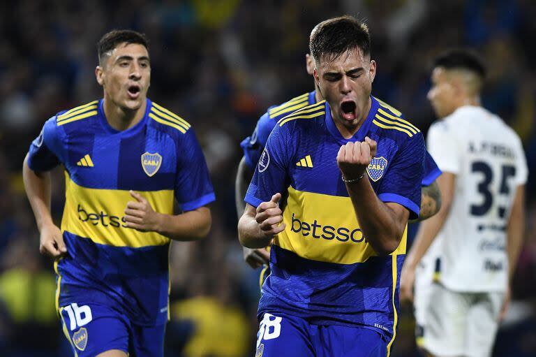 Anselmino con apenas nueve partidos se ganó el respeto de todos en Boca