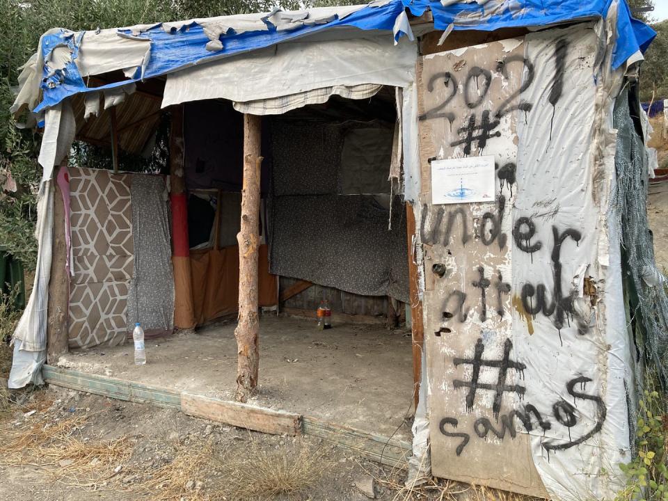 Refugee house on Samos