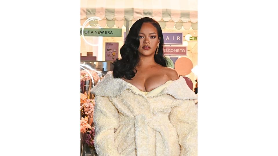 Rihanna attends the launch of Fenty Hair exclusively at Selfridges on September 16, 2024 in London, England