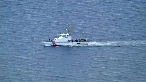 PHOTO: Fire and Rescue crews search for a float plane that crashed in Mutiny Bay off Whidbey Island, Wash., Sept. 4, 2022. (KOMO)