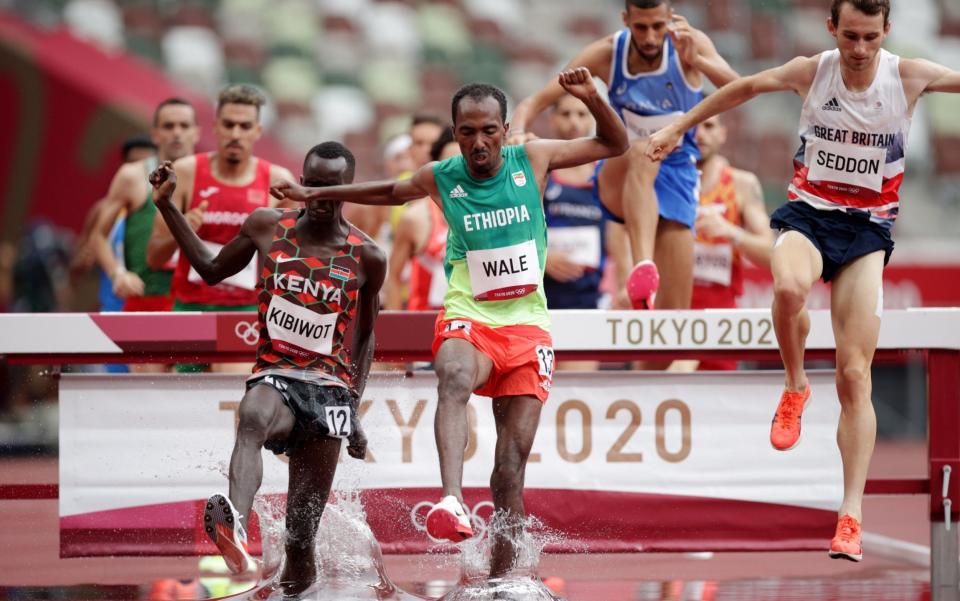 Zak Seddon in action in Tokyo - REUTERS