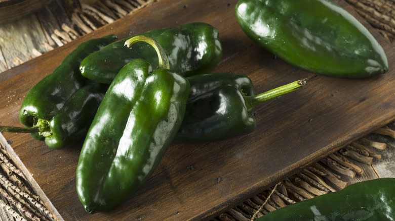 Poblano peppers