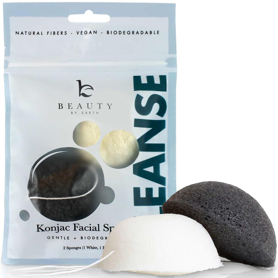 Konjac Facial Sponge by Beauty By Earth (Photo via Beauty By Earth)