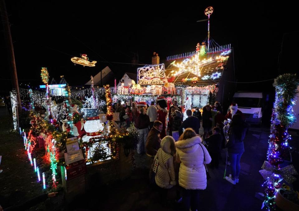 Mr Elliott said he is delighted to be able to make the display this year (Jonathan Brady/PA) (PA Wire)