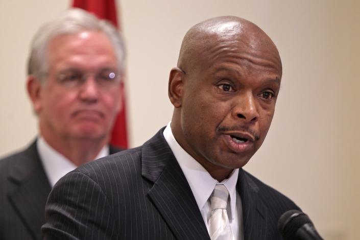 Missouri DPS Director Dan Isom has the authority to discipline the state's licensed police officers. (AP/Post-Dispatch)