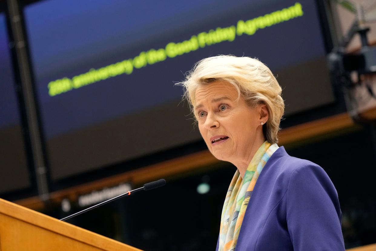 European Commission President Ursula von der Leyen (Copyright 2023 The Associated Press. All rights reserved)