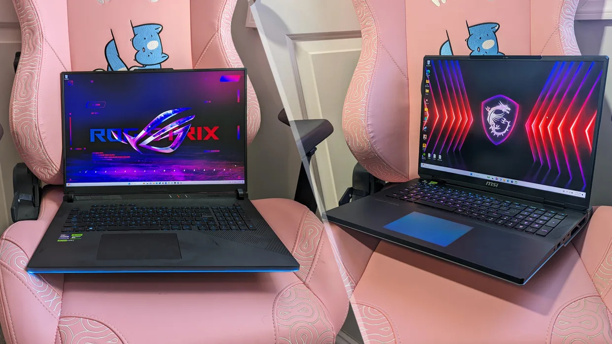 MSI Titan 18 HX vs. Asus ROG Strix Scar 18.