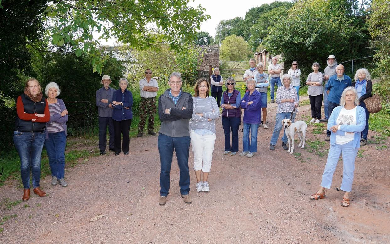 Llangrove residents are unhappy about the plans for the barns at Tretawdy Farm nature reserve -  Hereford Times/SWNS