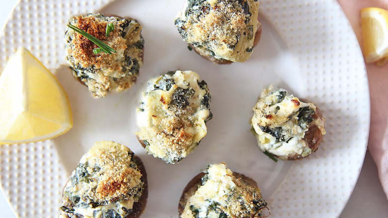 Easy Stuffed Mushrooms