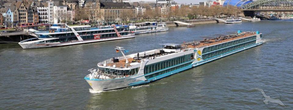 The river cruise ship Asara, currently under quarantine, has 95 cabins and can accommodate 191 passengers.