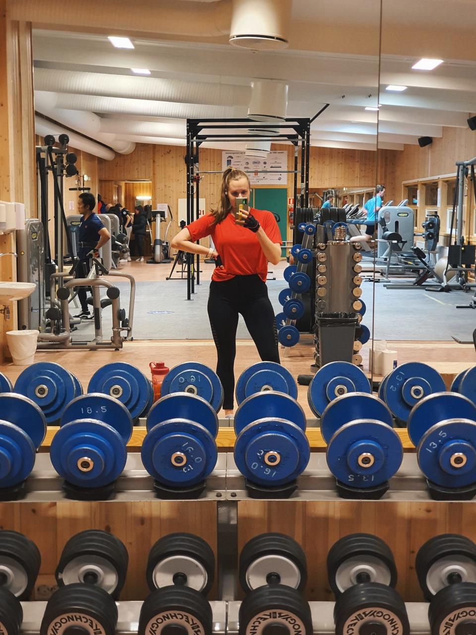 Cecilia Blomdahl Svalbard gym