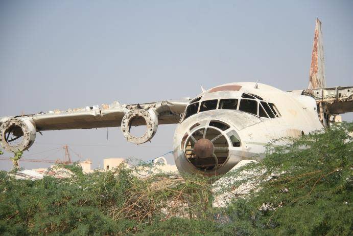 A former Soviet Antonov plane in Massawa (Nick Redmayne)