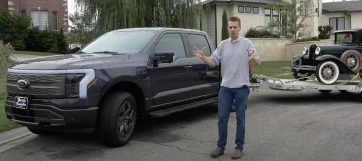 ‘This truck can’t do normal truck things’: YouTube star says towing with Ford’s new electric pickup is a ‘total disaster’ in viral video — but Wall Street still likes these 3 EV stocks