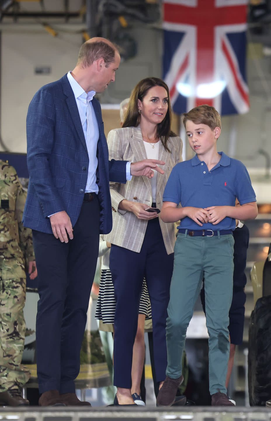 the prince and princess of wales visit the air tattoo