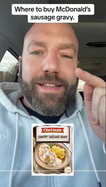 chefmikeharacz McDonald's sausage gravy video