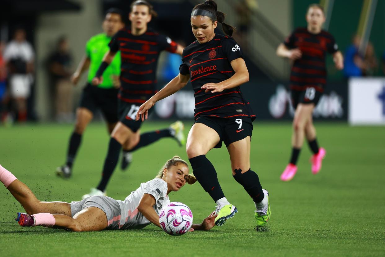 Sophia Smith was the No. 1 overall pick by the Portland Thorns in the 2020 NWSL Draft and the first teenager drafted in league history.
