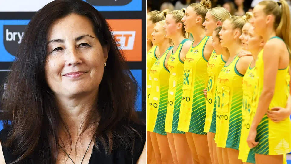 Marina Go has stepped down as chair of Netball Australia. Image: AAP/Getty
