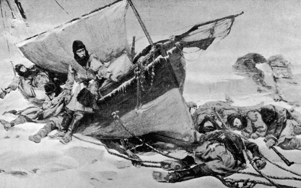 One Of The Lost Ships From The Sir John Franklin Arctic Expedition  - Credit: Getty