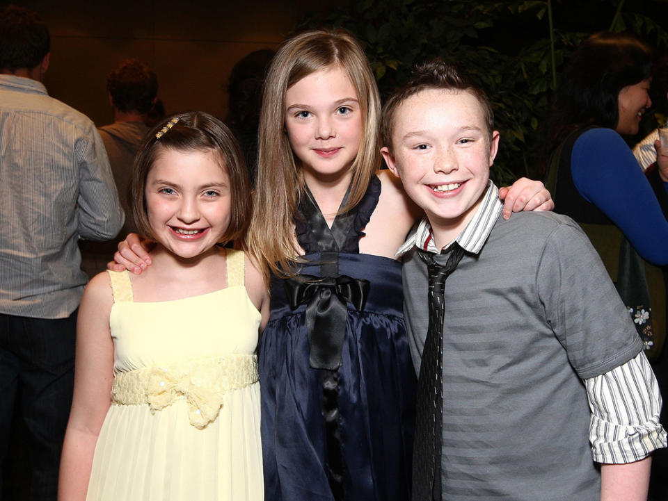 Phoebe in Wonderland LA Premiere 2009 Mackenzie Milone Elle Fanning Ian Colleti