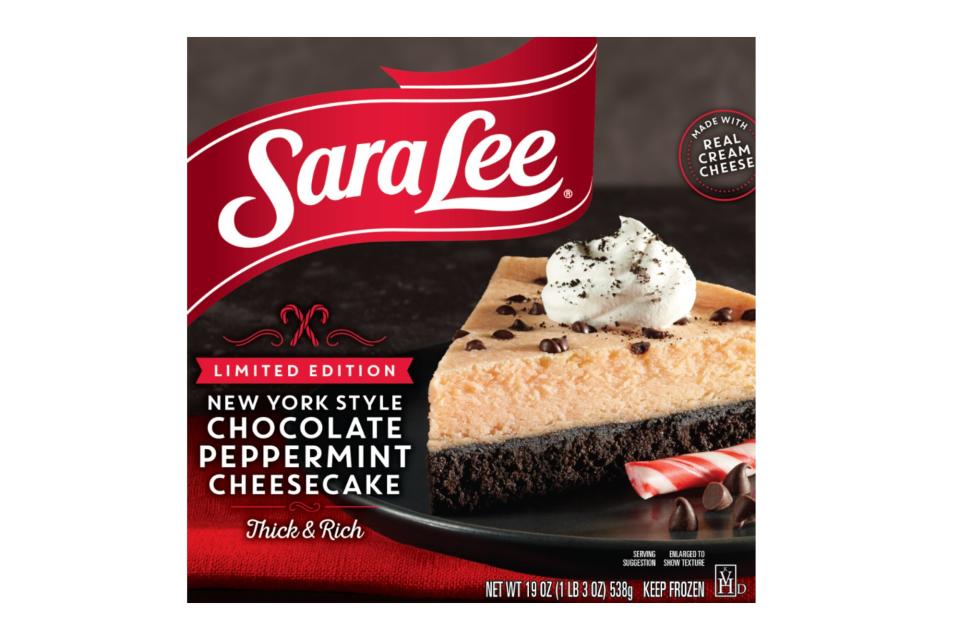 Sara Lee Peppermint Cheesecake