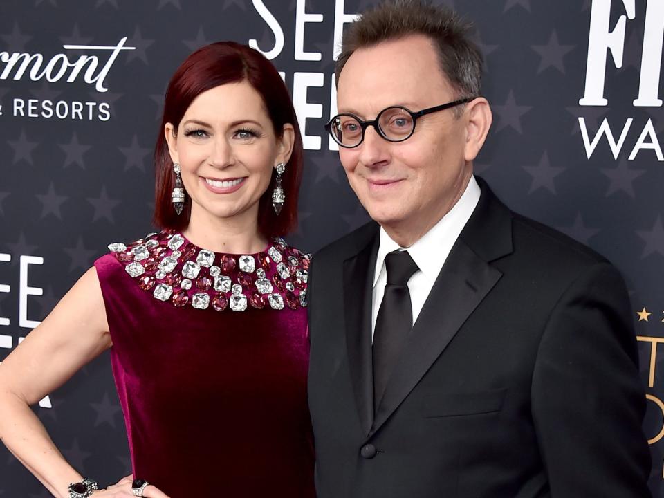 Carrie Preston and Michael Emerson in January 2023.
