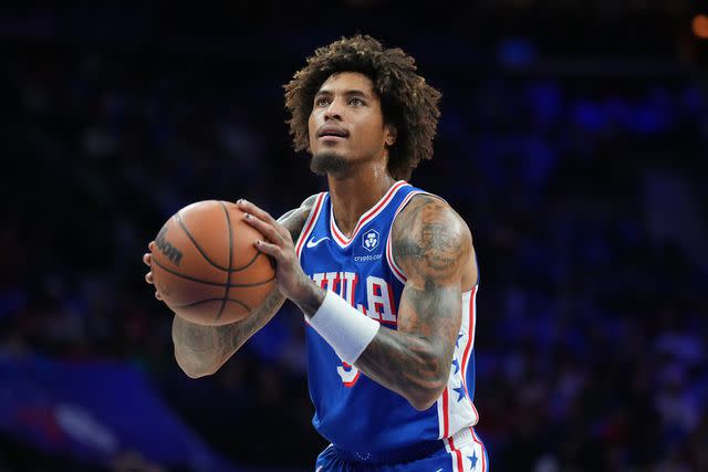 <p>Jesse D. Garrabrant/NBAE via Getty</p> Kelly Oubre Jr.