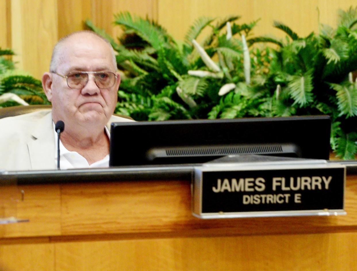 James Flurry during the city council Tuesday August, 13, 2019 at Government Plaza in downtown Shreveport.