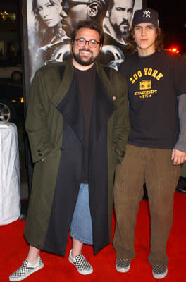 Kevin Smith and Jason Mewes at the Hollywood premiere of New Line Cinema's Blade: Trinity