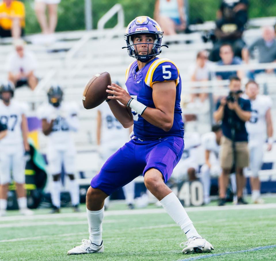 JP Andrade has completed 50 of 74 passes for 582 yards, three touchdowns and no interceptions through two games for CLU.
