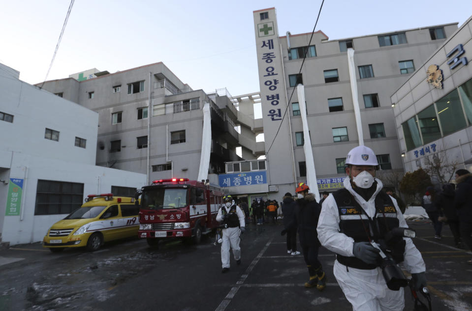 Dozens killed in South Korean hospital fire