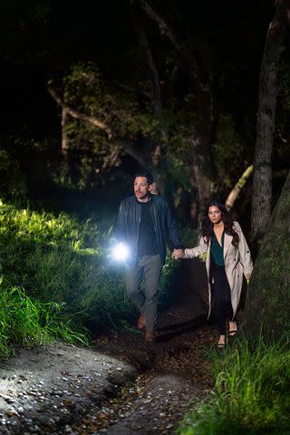 <p>Cartel Pictures and Everheart Productions</p> Jenna Dewan and Steve Kazee's in Lifetime's 'Devil on My Doorstep.'