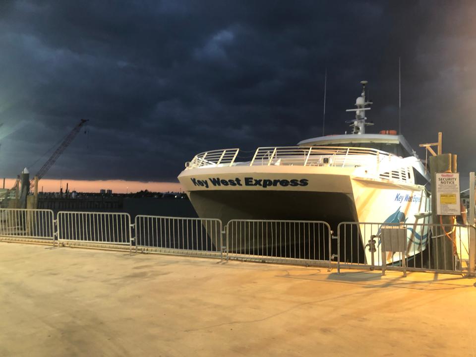 Key West Express exterior at night