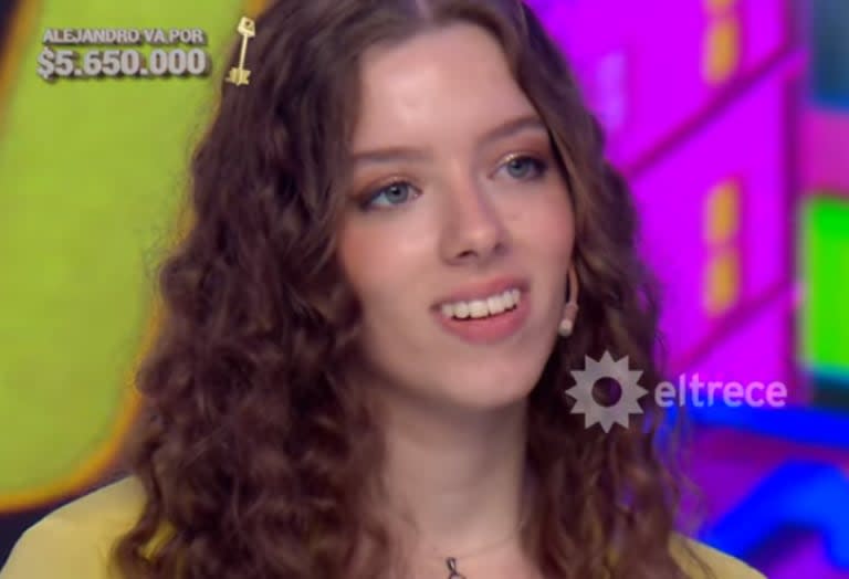 Agustina regresó el martes y volvió a ganar la llave (Foto: captura eltrece)