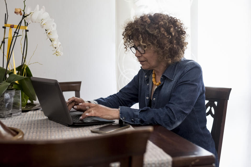 "Dear Friend, These blue light-blocking glasses have changed my life...."  (Photo: Getty)