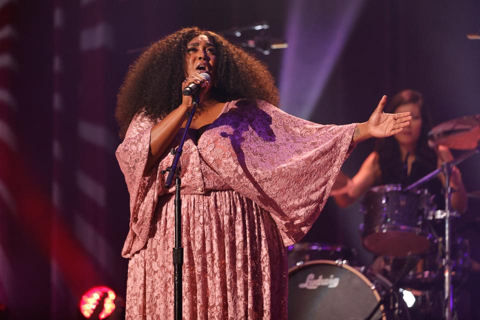 Brittney Spencer performs during the 14th Annual Academy Of Country Music Honors at Ryman Auditorium on August 25, 2021, in Nashville, Tenn.