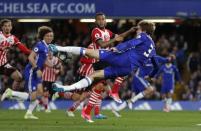 Britain Football Soccer - Chelsea v Southampton - Premier League - Stamford Bridge - 25/4/17 Chelsea's Marcos Alonso in action Reuters / Stefan Wermuth Livepic