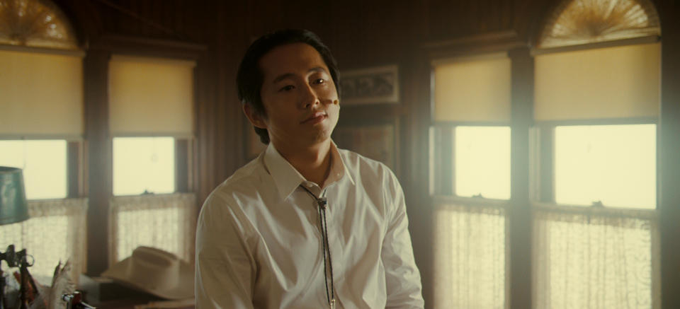 Steven Yeun in Nope, written and directed by Jordan Peele. (Universal Pictures)